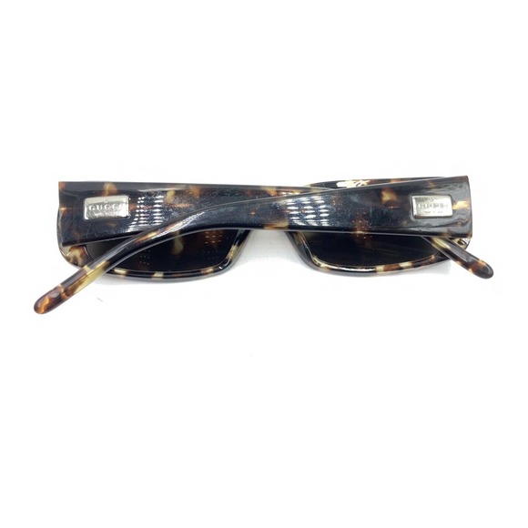 Gucci GG2450/S 4TM Tortoise Brown Rectangle Sunglasses Gray Lens 52-17 140 Italy - Picture 11 of 12